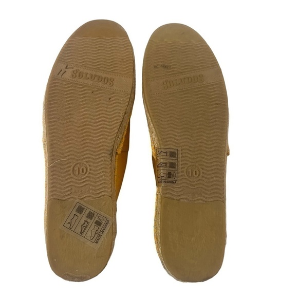 SOLUDOS x Jason Polan Burger & Fries Slip On Espadrille Flats Size 10 🍔 🍟 - Picture 6 of 6